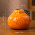 Orange Lemon Vase Fruit Shaped Desktop Decorations Ceramic Vase Flower Arrangement Hydroponic Plants Flower Pot Ornament Crafts