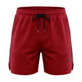 Men's new breathable mesh quick-drying sports shorts with a drawstring waistband, suitable for casual and fashionable sports wea