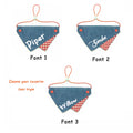 Personalized Pet Bib Bandana, Denim Fabric with Checkered Lining, Customizable Name for Dogs & Cats