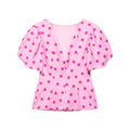 Women's Polka Dot Shirt with Ruff Sleeve New 2026 Spring Casual Button Sleeveless Women Tops Simple Lady Shirts & Blouses