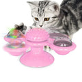 Windmill Cat Toy Interactive Pet Toys for Cats Puzzle Cat Game Toy With Whirligig Turntable for Kitten Brush Teeth Pet Supplies