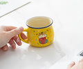 150ML Ceramic Christmas Mugs Cartoon Santa Style Cute Elk Snowman Mousse Cup for Office Home Breakfast Milk Mug Kids Xmas Gifts