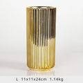 Nordic Ceramic Vase Golden Vase Flower Arrangement Pot Flower Storage Container Home Living Room Desktop Decor Friend's Gift