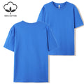 20 Colors Solid Color Summer Soft 100% Cotton Womens T-Shirts Y2K Loose Clothes Fashion Tee Tops Street Multicolor Short Sleeve