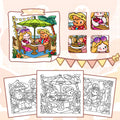 Picture Book With 24 Pages Suitable For Travel And Leisure Featuring The New Summer Theme Seaside Hawaii Coloring Book