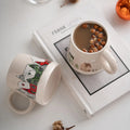 Christmas Snow House Ceramic Coffee Mug, 12oz Winter Village Coffee Cup, Cute Holiday Mug for Christmas Gift