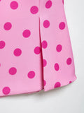 Women's Polka Dot Shirt with Ruff Sleeve New 2026 Spring Casual Button Sleeveless Women Tops Simple Lady Shirts & Blouses