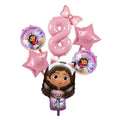 Gabby Dollhouse Birthday Party Supplies Plates Cups Tablecloth Napkins Gabby Cat Birthday Decoration Supply Kit Kids Party Favor
