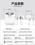 UEESFIT TWS Pro 6 Wireless Bluetooth Earphones Headphones Noise Reduction Air Earbud Low Latency HiFi Sound for IPhone Android