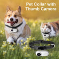 Pet Collar Camera with Video Recording Outdoor Dog Tracking Body Camera Collar for Cats and Dogs Monitoring