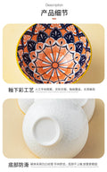Bohemian Ceramic Tableware Household Gift Blue and White Porcelain Chopsticks Bowl Set Gift Box Packing