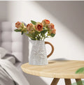 Contrast color with handle ceramic vase American country retro home desktop hydroponic flower decoration