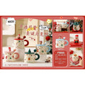 Cartoon Christmas high appearance level Mark ceramic water cup lid spoon cute gift box birthday creative souvenir