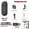 4K HD Mini Pet Collar Camera Wide Angle Lens 1080P FHD Portable Dog Cat Neck Camera Vlog Sport Action Body  WiFi Video Recording