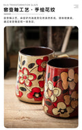 700ml Large Capacity Coffee Cup Office Water Drinkware Chinese Style Hand-painted Cups Ceramic Mug Fathers Day Gifts