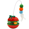 Roly-Poly Toy Tumbler Cat Toys Catnip Feather Teaser Wand Rotating Turntable Interactive Kitten Chew Toy Pet Supplies