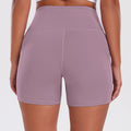 1PCS Women Shorts with Pockets Tummy Control Butt Lifting Cycling Tights Stretchy Slim Sports Shorts Summer Casual Wear