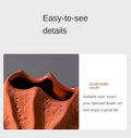 Red Ceramic Vases With A Sense of Luxury And High Aesthetic Value. Creative Nordic High-end Decoration