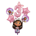 Gabby Dollhouse Birthday Party Supplies Plates Cups Tablecloth Napkins Gabby Cat Birthday Decoration Supply Kit Kids Party Favor