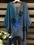 Cute Cat Pattern T Shirt for Women Animal 3D Printed Short Sleeves Summer Fashion Crew Neck Tops Girl Tees Streetwear T-Shirts