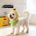 1PC Cute Tiger Fruit Cat Plush Hat Cat Puppy Cosplay Costume Pet Accessories Adjustable Comfortable Warm Headdress Pet Headwear
