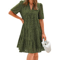Women's Long Simple Casual Solid Hollow Out Pure Cotton Holiday Style High Waist Fashion Mid-Calf Summer Dresses NEW Vestidos