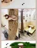 USB Rechargeable Electric Flapping Bird Cat Toy Touch Activated Squeaky Plush Toy With Catnip Interactive Play Toy For Pets