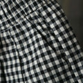 Elastic Waist Drawstring Plaid Loose Youth Vintage Shorts Summer Thin Simplicity Casual Hot Pants Fashion Trend Women Clothing