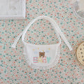 100% Cotton Pet Bib Lace Edge Bear Print Dog Bandana Saliva Towel for Small Dogs Cats Puppy Accessories
