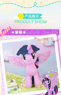 HotNew My Little Pony Plush Toys Twilight Sparkle Pinkie Pie Rarity Fluttershy Applejack Rainbow Dash Stuffed Doll Xmas Gift