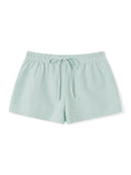 Casual Striped Shorts Women y2k Clothing Drawstring Elastic Waist Loose Fit Wide Leg Bottoms 2000s Aesthetic Streetwear