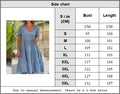 Cotton Linen Casual Women's Dresses 2025 Spring/Summer Sweet  Short Sleeve Solid V-neck Large Swing Loose Dress  S-5XL