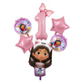 Gabby Dollhouse Birthday Party Supplies Plates Cups Tablecloth Napkins Gabby Cat Birthday Decoration Supply Kit Kids Party Favor