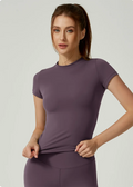 Women Yoga Top Seamless Sport T Shirts Fitness Clothes Short Sleeve Yoga Shirt Gym Top Running  Active Wear