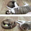 Interactive Tower Cat Toy Turntable Roller Balls Toys for Cats Kitten Teaser Puzzle Track Toy Pets Training Supplies Accessories