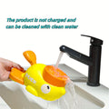 Interactive Cat Feeder Toy, Interactive Cat Toy - No Battery Needed, Manual Press Food Dispenser for All Cats, Duck Design