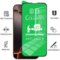4PCS Clear Ceramic Film For iPhone 17 16 15 14 11 13 12 Pro Max Air 16e 15 14 16 Plus 13 12 Mini XS Max XR X 8 Screen Protector