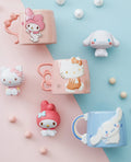 Hello Kitty Ceramic Mugs Sanrio Cinnamoroll My Melody Ceramic Coffee Cup Cartoon Breakfast Milk Water Cup Couple Drinkware Gift