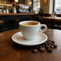 80ML Ceramic Espresso Cups Thick Design 9mm Cup Wall for Double Espresso Premium Quality Coffee Cup Barista Accessories