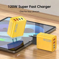 120W Fast Charger Type-C | Quick Charge 3.0 for iPhone, Samsung, Xiaomi