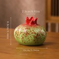 Orange Lemon Vase Fruit Shaped Desktop Decorations Ceramic Vase Flower Arrangement Hydroponic Plants Flower Pot Ornament Crafts