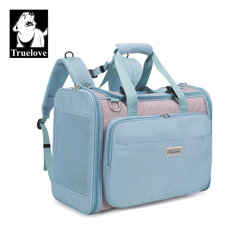 Truelove Waterproof Pet Carrier Bag for Small Dogs Cats High-Grade Polyester,Eco-Friendly & Airline Approved Design TLX2971