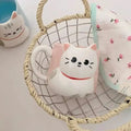 Drinkware 3D Embossed Ceramic Mug Cartoon Hand Painted Milk Mug Cat Pattern 500ml Coffee Cup Home Use
