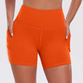 1PCS Women Shorts with Pockets Tummy Control Butt Lifting Cycling Tights Stretchy Slim Sports Shorts Summer Casual Wear