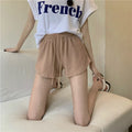 1pcs Summer Womens Casual Solid Shorts Girls Gym Workout Short Pants Ladies High Waisted Yoga Running Short Student Loose Shorts