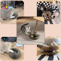 Interactive Tower Cat Toy Turntable Roller Balls Toys for Cats Kitten Teaser Puzzle Track Toy Pets Training Supplies Accessories