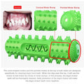 Hot Selling Squeaky Dog Toy Molar Stick Teeth Cleaning Serrated Dog Toothbrush Food Leaking Pet Supplies