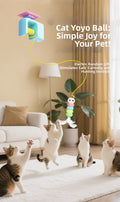 Cat toys, self-entertainment, boredom relief, energy burning, mouse teaser sticks, cat exercise, electric automatic teaser balls