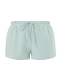 Casual Striped Shorts Women y2k Clothing Drawstring Elastic Waist Loose Fit Wide Leg Bottoms 2000s Aesthetic Streetwear