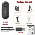 4K HD Mini Pet Collar Camera Wide Angle Lens 1080P FHD Portable Dog Cat Neck Camera Vlog Sport Action Body  WiFi Video Recording